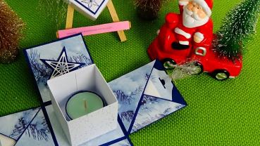 Explosionsbox- Geschenkbox zu Weihnachten / Geschenkbox / Verpackung für Geld / Geschenkbox zu Weihnachten/ Geldgeschenk